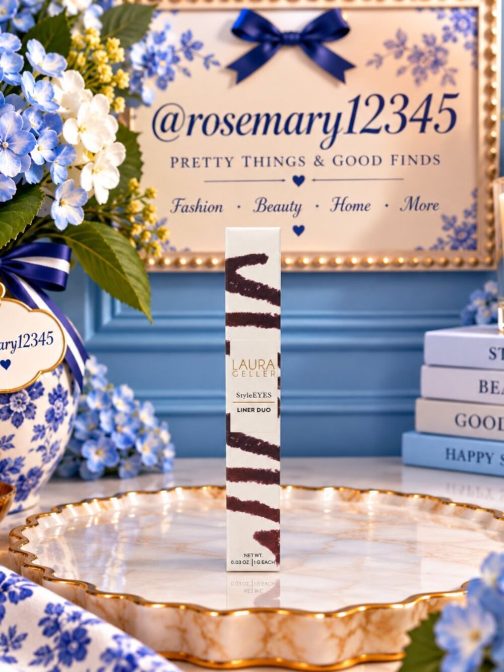 Laura Geller Liner Duo Royal Plum, Warm Cocoa